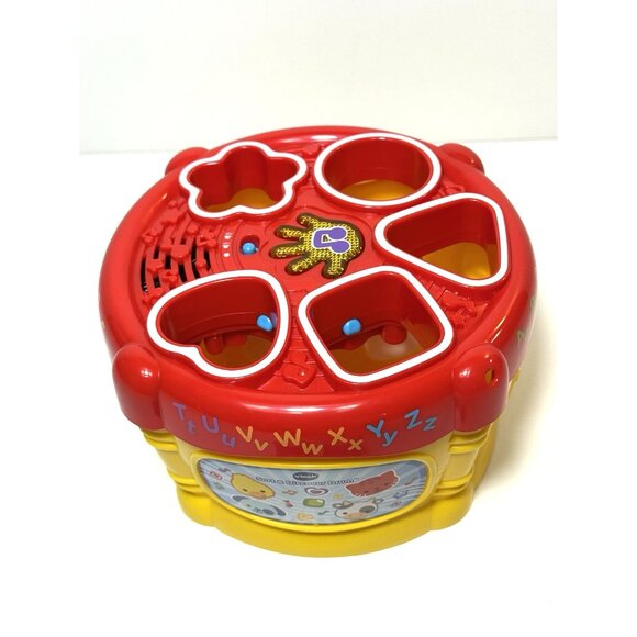 VTech Sort & Discover Drum Musical Shape Sorter Baby Toddler Learning Toy - Picture 3 of 7